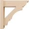 Ekena Millwork 6-in W x 18-in D x 18-in H Balboa Trad Rough Cedar Woodgrain TimberThane Outlooker, Primed Tan OUTUR060X18X18BOA04RCPR - alternate 3